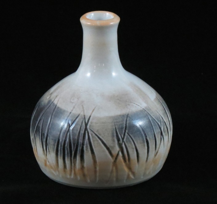 Shino Glaze Bud Vase